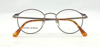 Giorgio Armani 132 Round Optical Eyeglass Frame-VINTAGE-Unworn-Italy