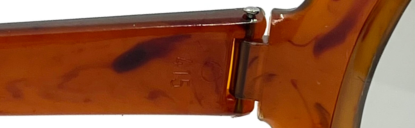 The 70s|80s Italian Sunglasses – Unworn Vintage Aviator Amber Acetate-Org. Lenses