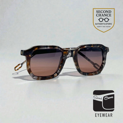 Odette Lunettes-Morton AO42 Sunglasses-New Grey/Rose Custom Gradient Lenses-Unworn