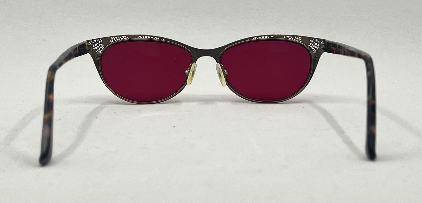 ProDesign Denmark 3831 Sunglasses-New Crimson Bloom Second Chance Custom Lenses-Unworn