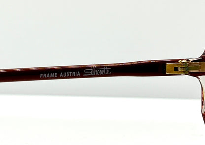 Silhouette SPX M1793 Vintage Sunglasses w/New, Custom Aquamarine Lenses-Deadstock-Austria