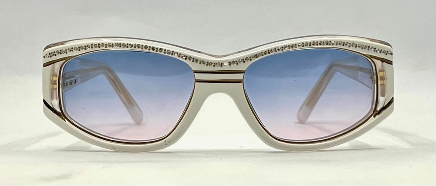 France Look SOPHIA CS0-Vintage 70s Sunglasses Crystal Brow-France-Unworn