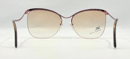 Logo Paris Nylon 304 Vintage Sunglasses Pink Gradient Unworn Deadstock 53
