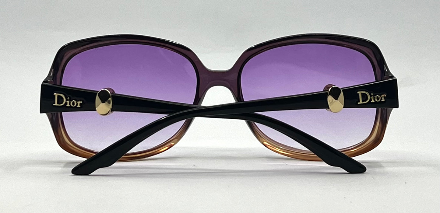 Christian Dior DiorMystery2 Y2K Sunglasses-New Custom Violet Gradient Lenses-UNWORN