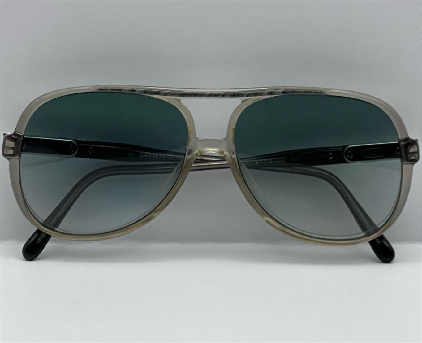 Vintage Safilo Elasta - Model:1065 5554-Refurbished With Custom Mint Green Gradient Lenses