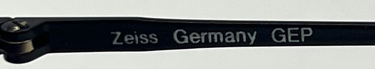 Zeiss Round Black Metal Vintage Sunglasses w/New Purple Fade Custom Lenses-56mm