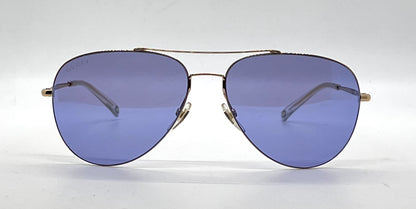 Gucci GG 2245/S DDB35 Gold Lilac Mirror Aviator Sunglasses-Unworn-Full Kit-Italy