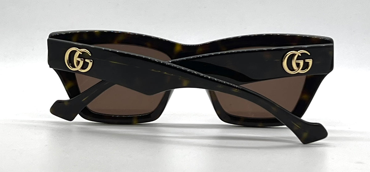 Gucci GG1753S 002 Tortoiseshell Brown Sunglasses-Unworn/Full Kit Made in Italy