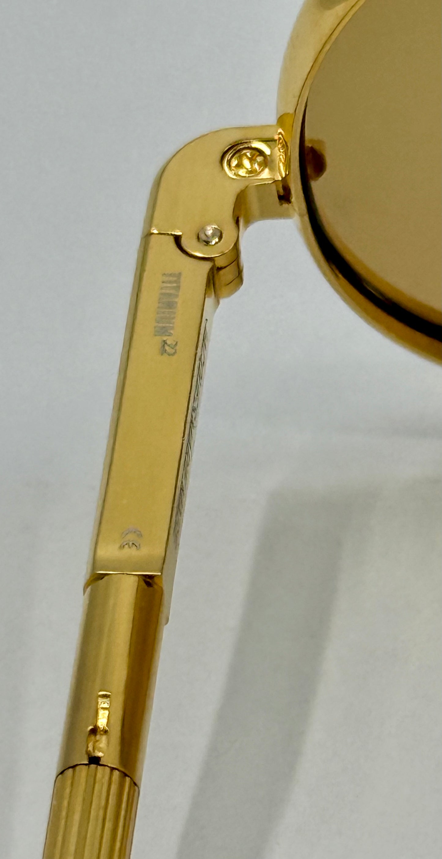 Jacques Marie Mage DAIDO in GOLD Sunglasses-Ltd 500 Full Kit-Japan-UNWORN