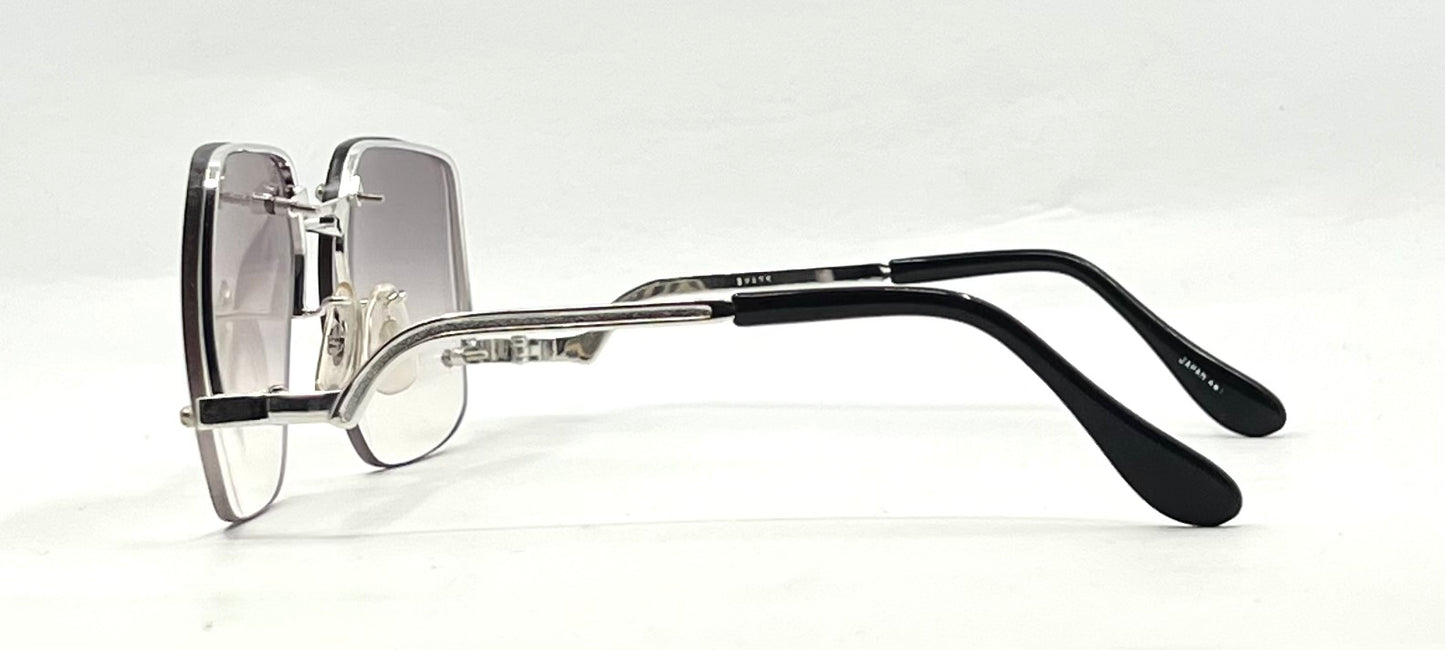 PS7 CAPRICE Rimless Square VINTAGE Sunglasses-Japan-Grey Gradient-Unworn