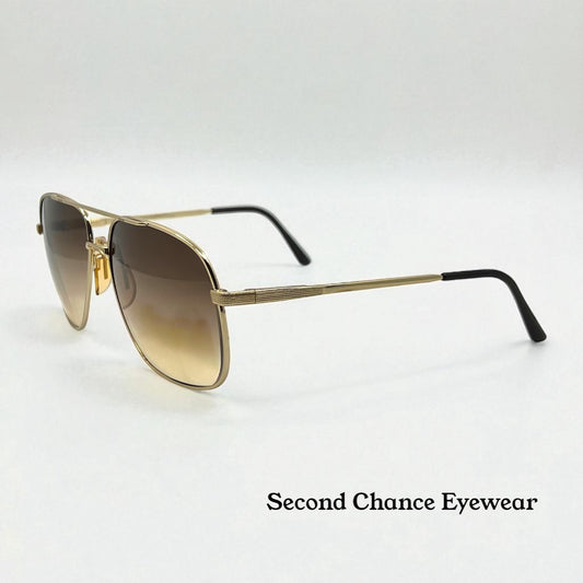 Ocean Optique Atlantic Vintage Aviator Sunglasses w/New Gradient Tinted Custom Lenses