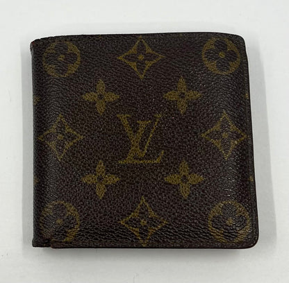 Louis Vuitton VINTAGE Monogram Bifold Wallet w/ Coin Pocket
