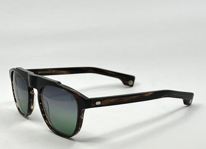 Entourage of 7 Fegan Sunglasses w/New Grey/Green Custom Gradient Lenses-New/Unworn-Full Kit-handmade in Japan