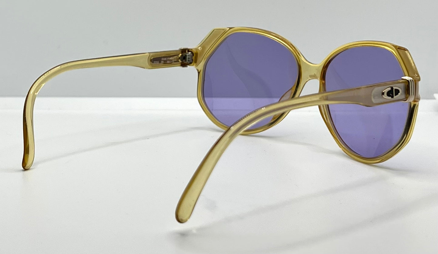 CHRISTIAN DIOR 2255 20 – Vintage Sunglasses w/New,  Custom Lavender Lenses-Germany