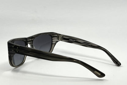 SALT. Polarized Sunglasses- Striated Grey Acetate-Japan-Unworn/Deadstock
