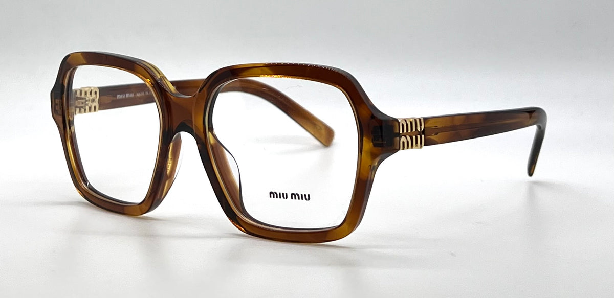 MIU MIU VMU03Y Oversized Tortoise Eyeglasses
