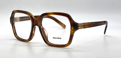 MIU MIU VMU03Y Oversized Tortoise Eyeglasses