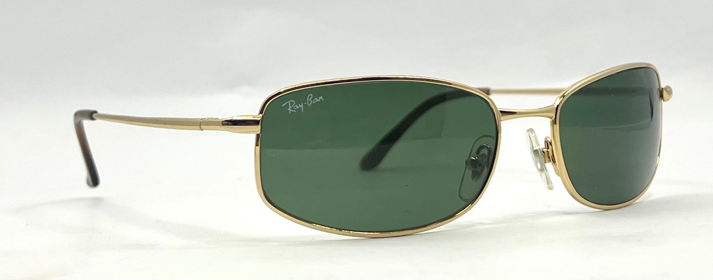 Ray-Ban RB3198 Gold G15 Sunglasses 56-17 Unworn Made in Italy