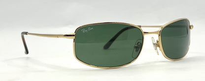 Ray-Ban RB3198 Gold G15 Sunglasses 56-17 Unworn Made in Italy