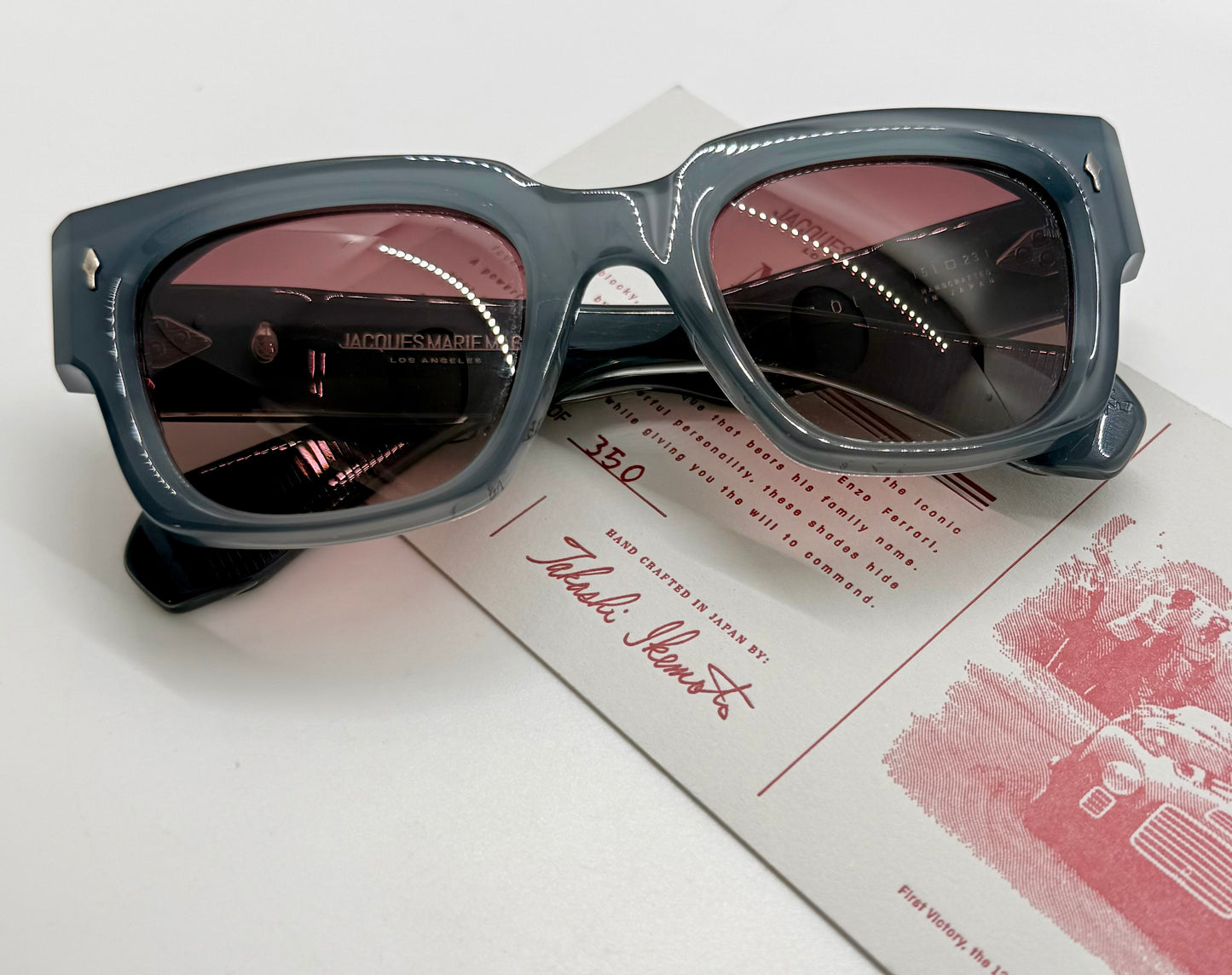 Jacques Marie Mage ENZO in MINK Sunglasses-Ltd of 350 Pcs-FULL KIT-BNIB/UNWORN