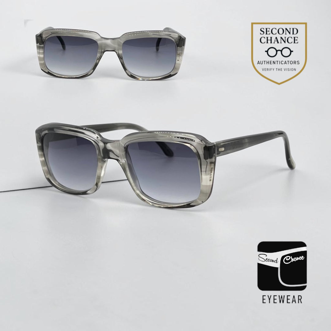 American Optical AO-Vintage Smoke Gray Wellington Sunglasses-New Custom Lenses