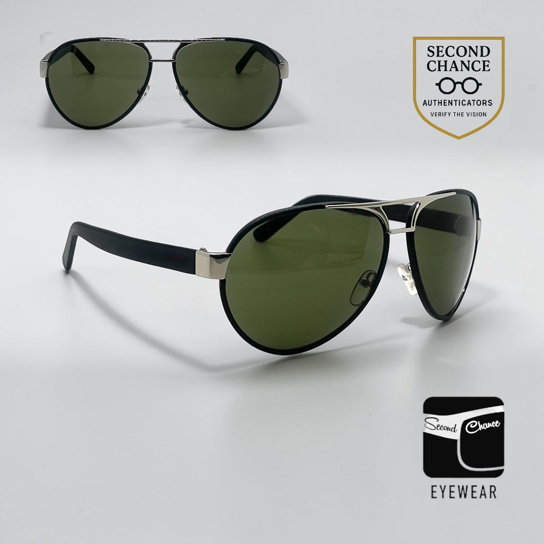 Belstaff Howard Hughes Series BS 30-Vintage Aviator Sunglasses-Unworn Deadstock/Full Kit