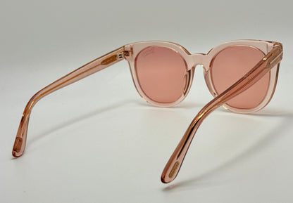 Brand New Tom Ford Moira TF1103 72S Sunglasses – Light Pink Frame with Photochromic Lenses, Full Kit