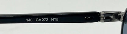 Giorgio Armani GA272 HT5 Y2K Vintage Sunglasses-New Blue-Grey Custom Lenses