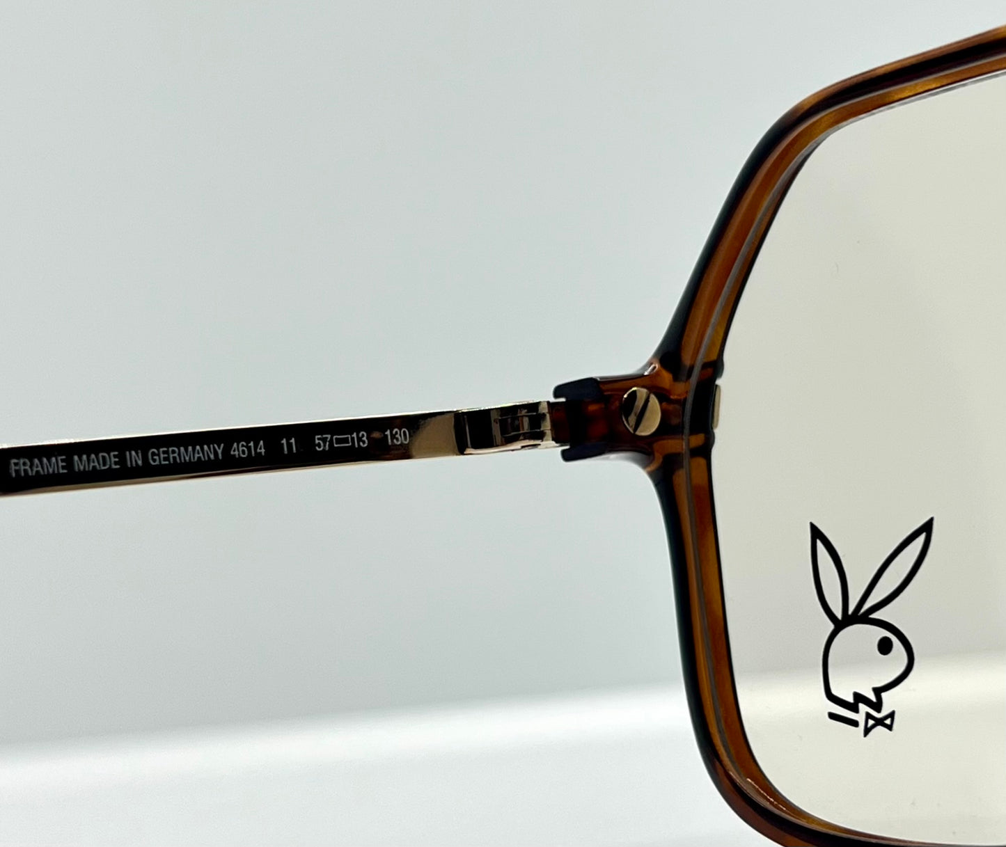 Playboy 4614-11 Vintage Frames-57mm Demo Lenses w/Iconic Logo-Germany