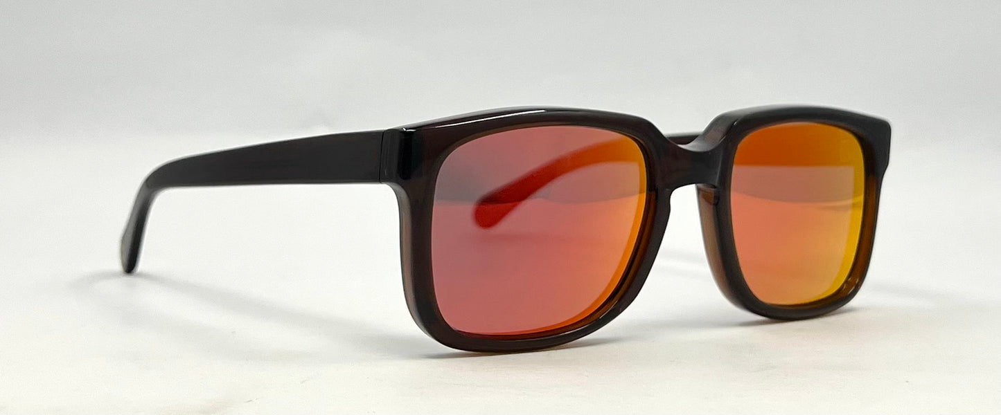 Sommers “Chet” Sunglasses-Red/Orange Mirrored Lenses-Unworn-NOS