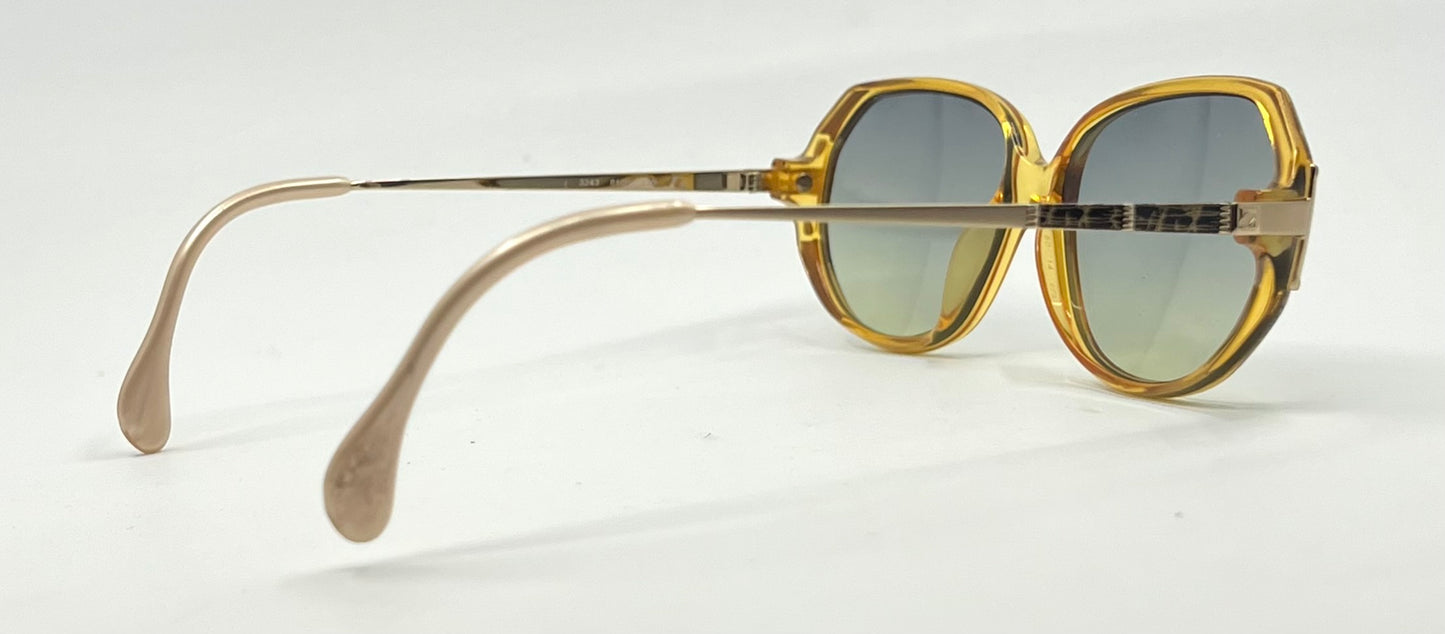 Zeiss Germany 3243 Vintage Sunglasses Deadstock w/New Gradient Custom Lenses