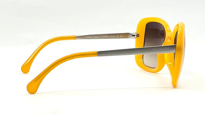 Chanel 6044-T 1435/S5 Yellow Oversized Sunglasses-Unworn-Full Kit-55mm