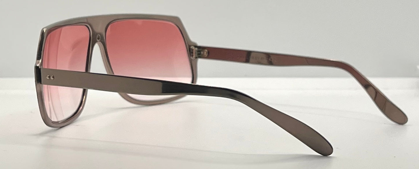 Polaroid Cool Ray 425 Vintage Sunglasses w/New Gradient Rose Tinted Lenses