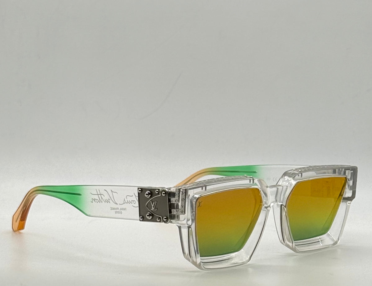 Louis Vuitton Virgil Abloh 2054 1.1 Millionaires Z1812W Crystal Clear Sunglasses