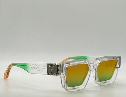 Louis Vuitton Virgil Abloh 2054 1.1 Millionaires Z1812W Crystal Clear Sunglasses
