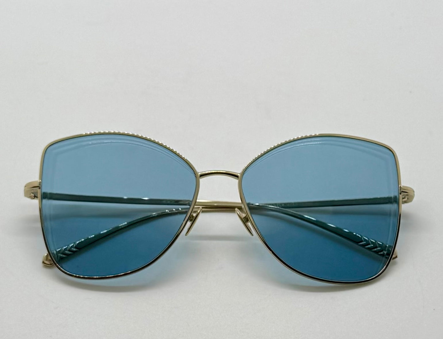 Chanel 4253 C.395/80-Y2K Vintage Gold Metal Sunglasses-UNWORN-w/Case