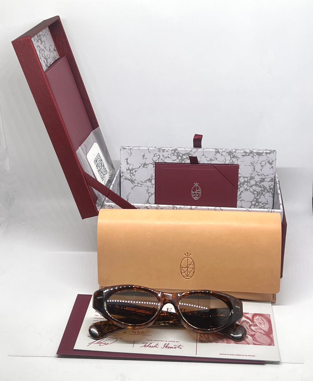 Jacques Marie Mage KRASNER in SAMOA Sunglasses-UNWORN-Full Kit Ltd 450-Japan