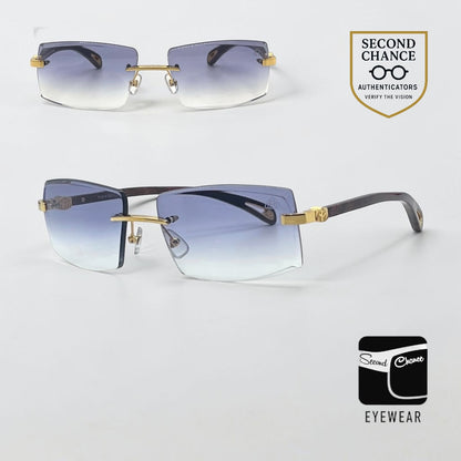 MAYBACH The Artist IX Wood Temples-New Custom Gradient Lenses-Unworn Sunglasses 57mm
