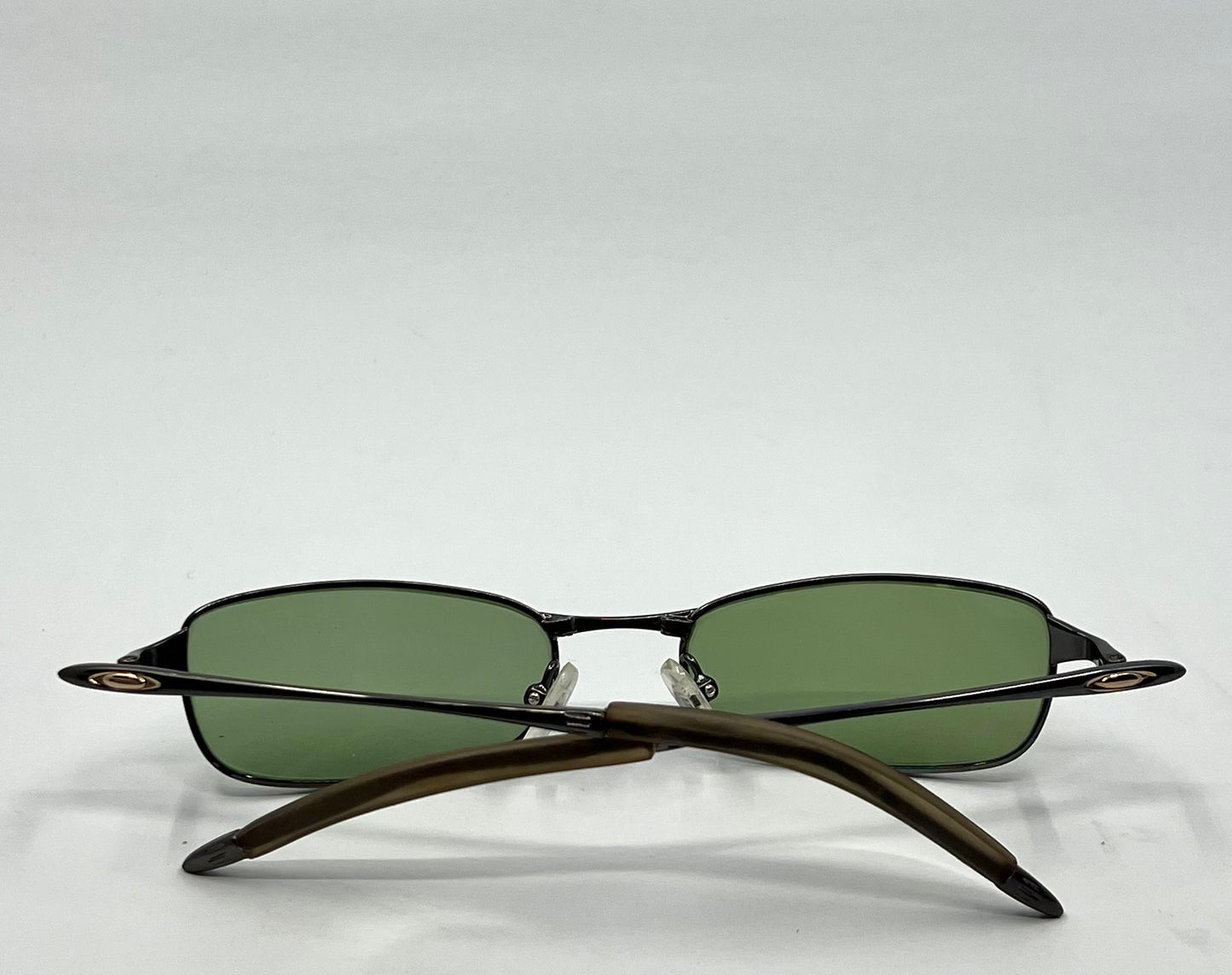 Oakley Straightline 2.0 Vintage Sunglasses-Model 11-729-New Solid Green Tinted Custom Sunglasses-UNWORN