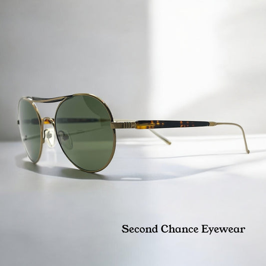 Mosley Tribes x Stüssy MT2034S 503952 Sunglasses-Gold Tortoise 53-21mm-Full Kit