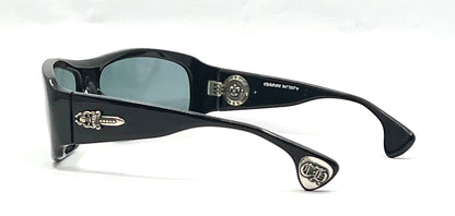 Chrome Hearts Dixie Normus BK -New Zeiss Blue Smoke Custom Lenses-Full Kit