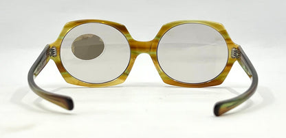 American Optical SunVogues HEX O Deadstock Tintomatic Dark Gray Lenses