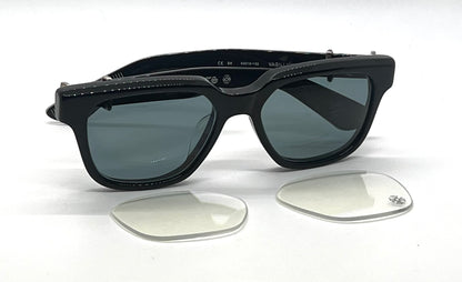 Chrome Hearts Vagillionaire II BK Zeiss Custom Sunglasses Full Kit Japan