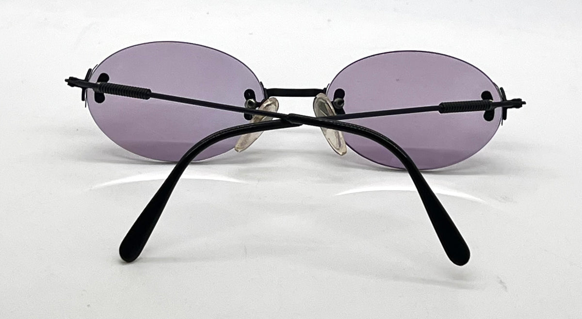 Jean Paul Gaultier 55-0174 Unworn Vintage Rimless Sunglasses-New Custom Lenses-Japan