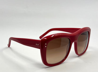 Guise By Benjamin Eyewear Stein Sunglasses – Glossy Red Acetate-Nos|Unworn