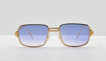 Meritad MOD.391T-Vintage Gold Frame w/New, Custom Aquaviolet Gradient Lenses-Deadstock-Germany