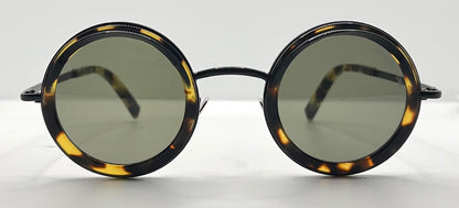 Cutler and Gross 1277 C03 Round Tortoise Sunglasses– New/Unworn-Full Kit-44mm