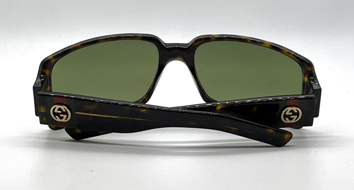 Gucci GG2563/S Havana Tortoise-Vintage Sunglasses Italy Original 60-17