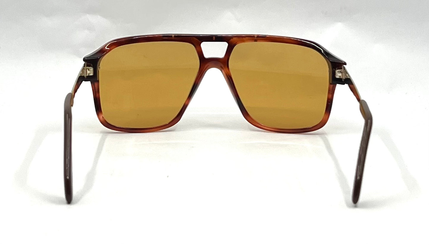 Yves Saint Laurent YSL 345 II VINTAGE Sunglasses-New Golden Ember Custom Lenses-Unworn