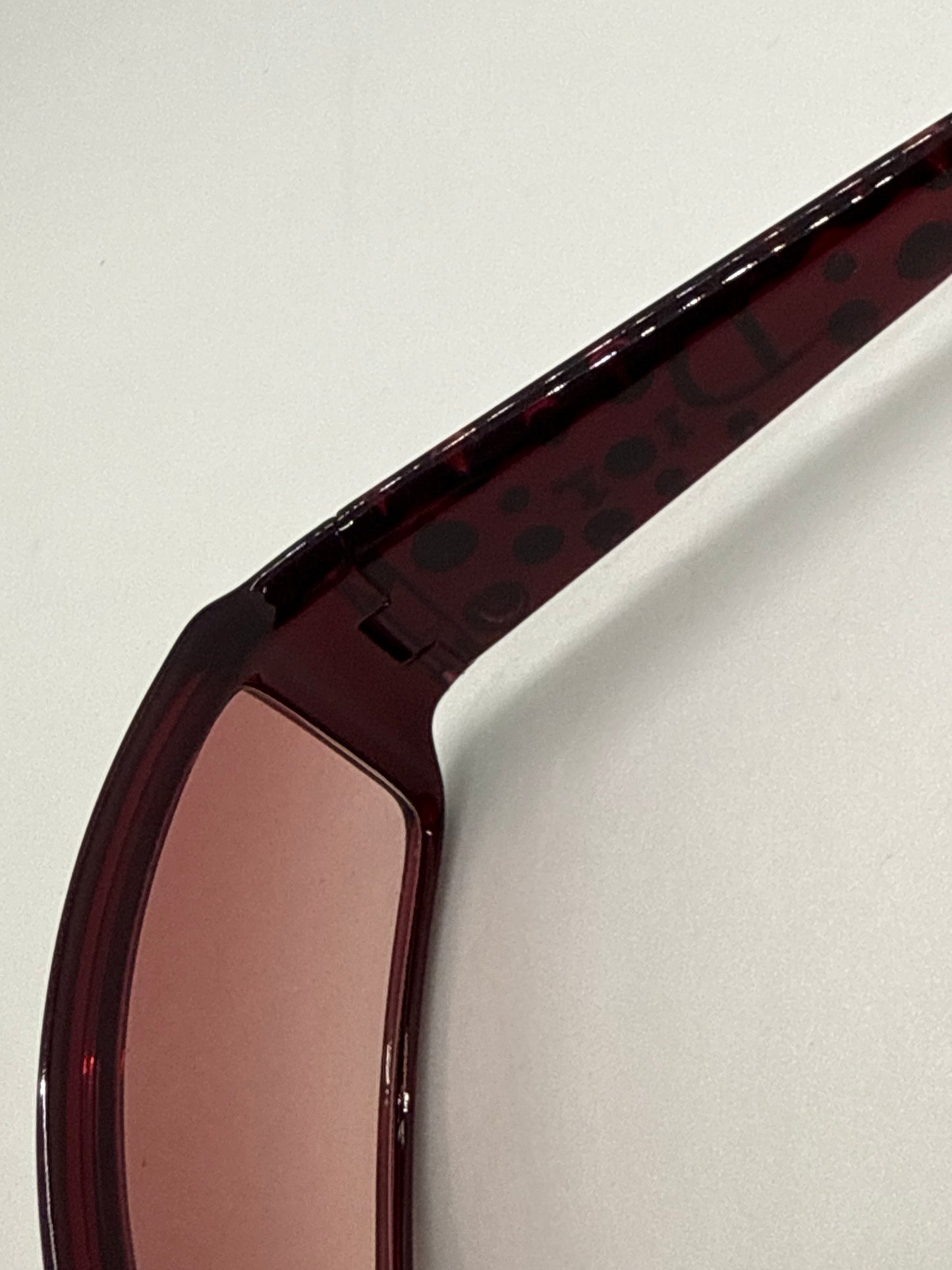 Dior Sparkling 1 Crystal Y2K Burgundy-Vintage Sunglasses-NOS/Unworn-Italy